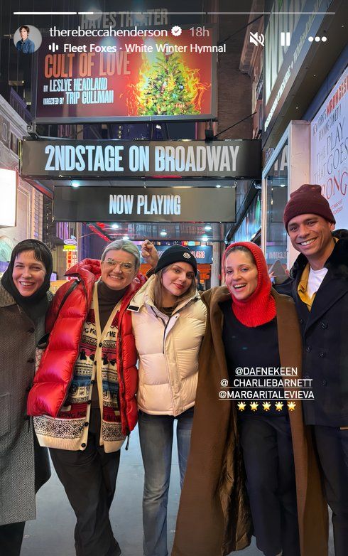 Rebecca Henderson shares a photo of The Acolyte team reunion