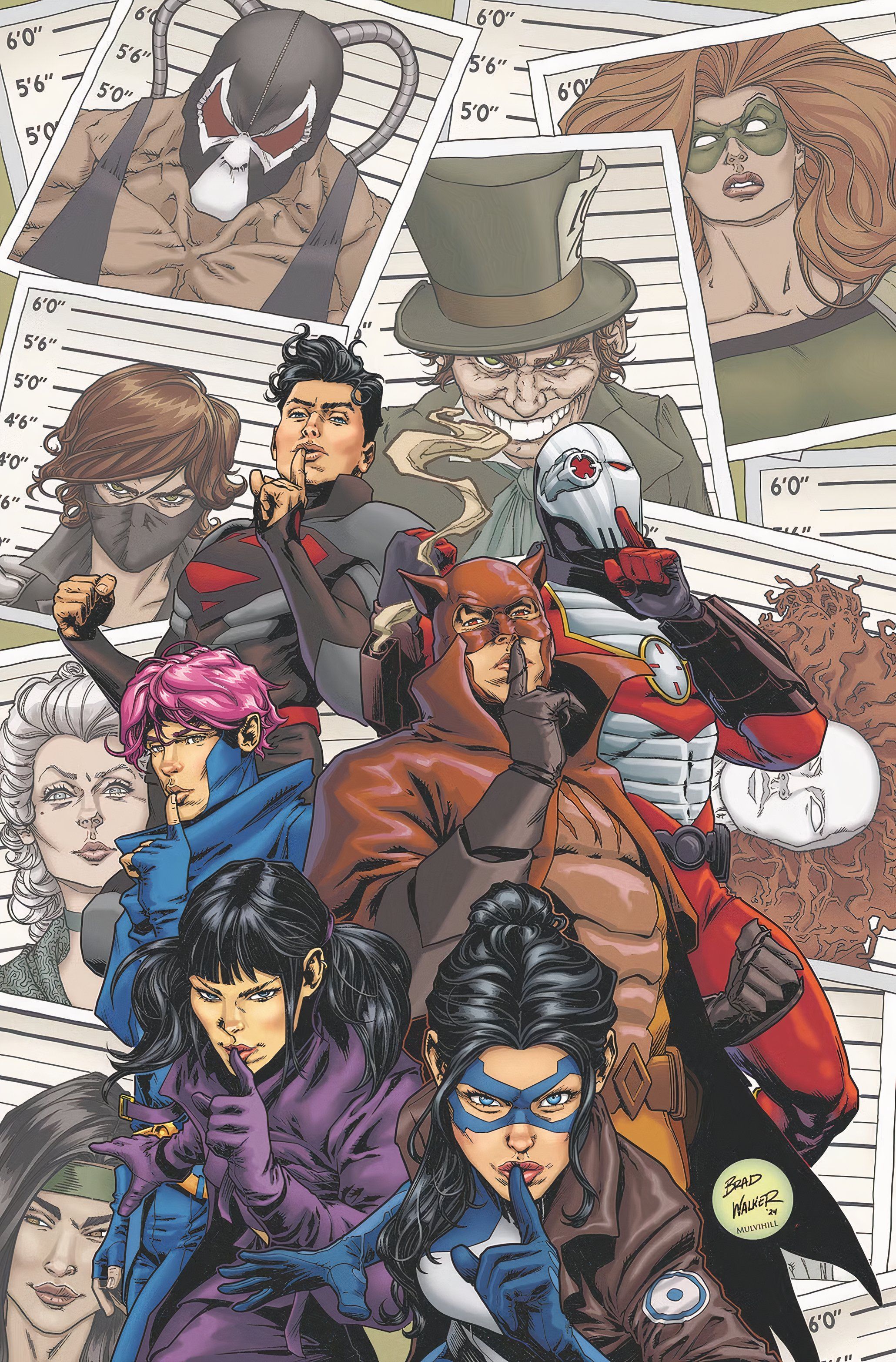 Secret Six Shushing Reader Cover DC