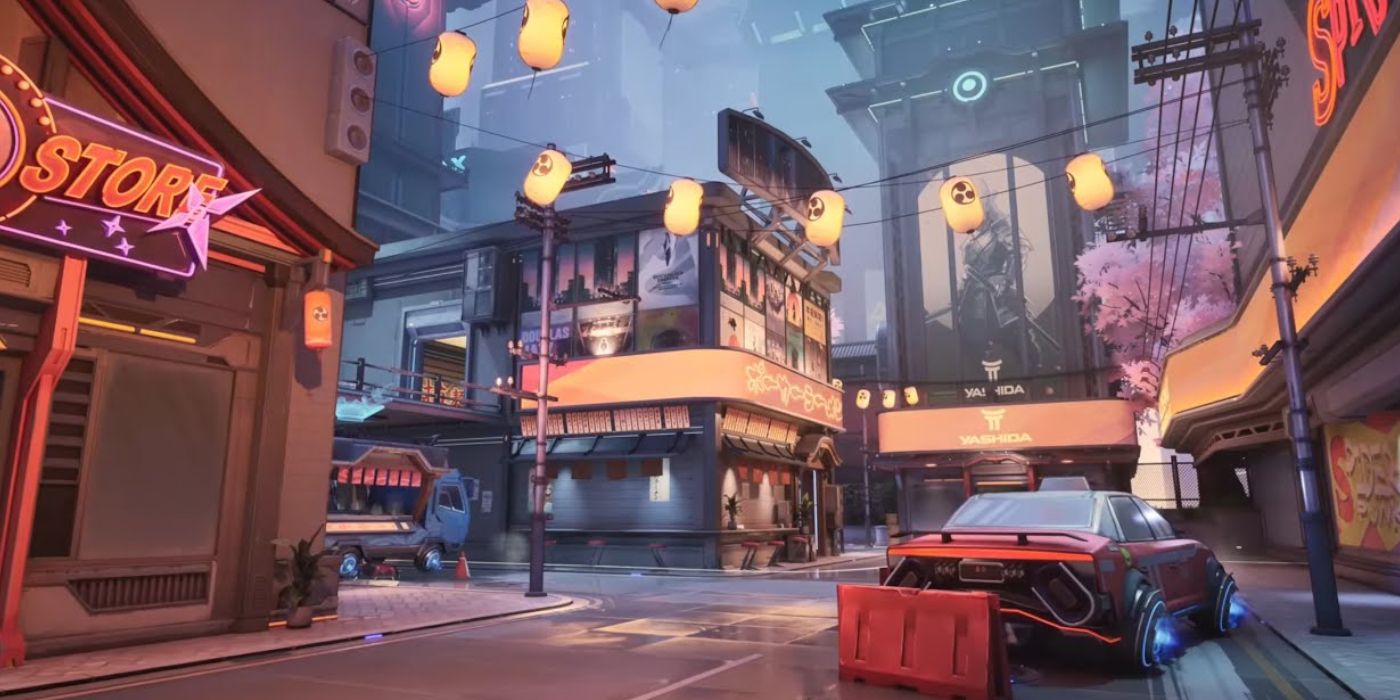 Shin-Shibuya map from Marvel Rivals