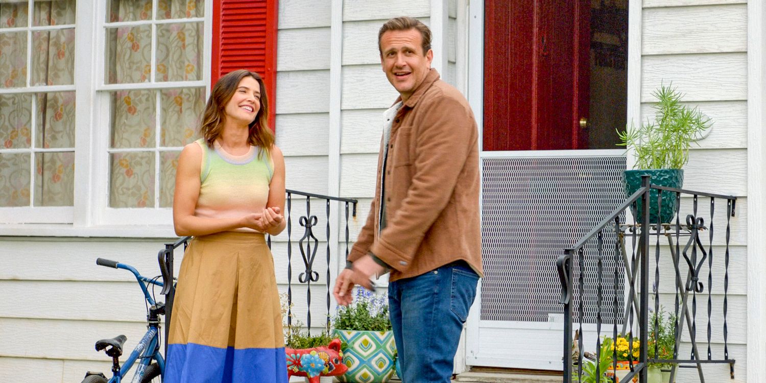 Sofi (Cobie Smulders) e Jimmy (Jason Segel) conversando no episódio 10 da 2ª temporada de Shrinking