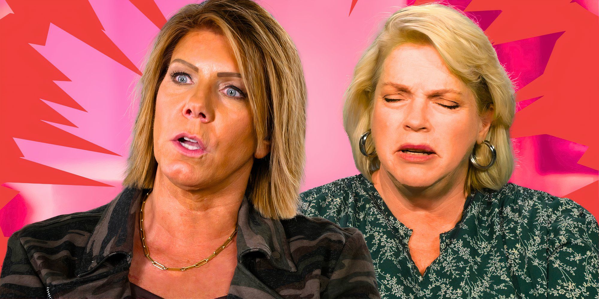 Sister Wives Season 19’s Meri Brown  and janelle brown looking mad