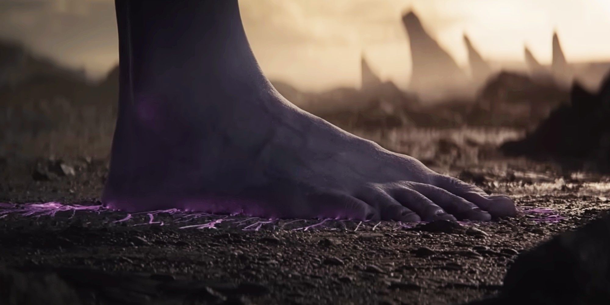 Solasta 2 purple foot on the ground