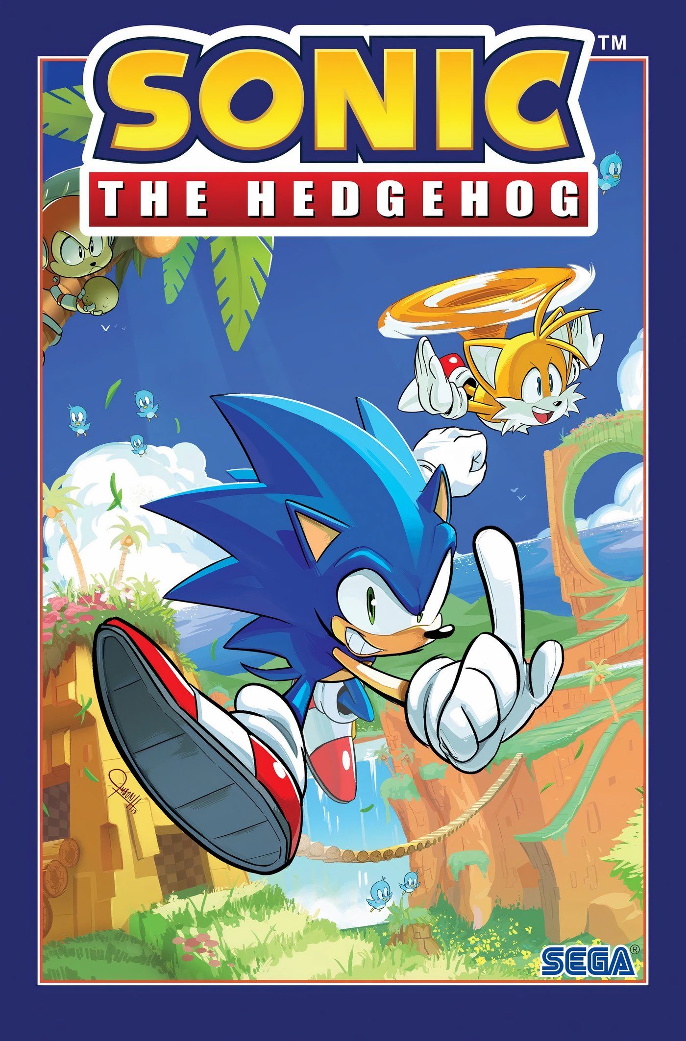 Sonic the Hedgehog Vol. 1 cover