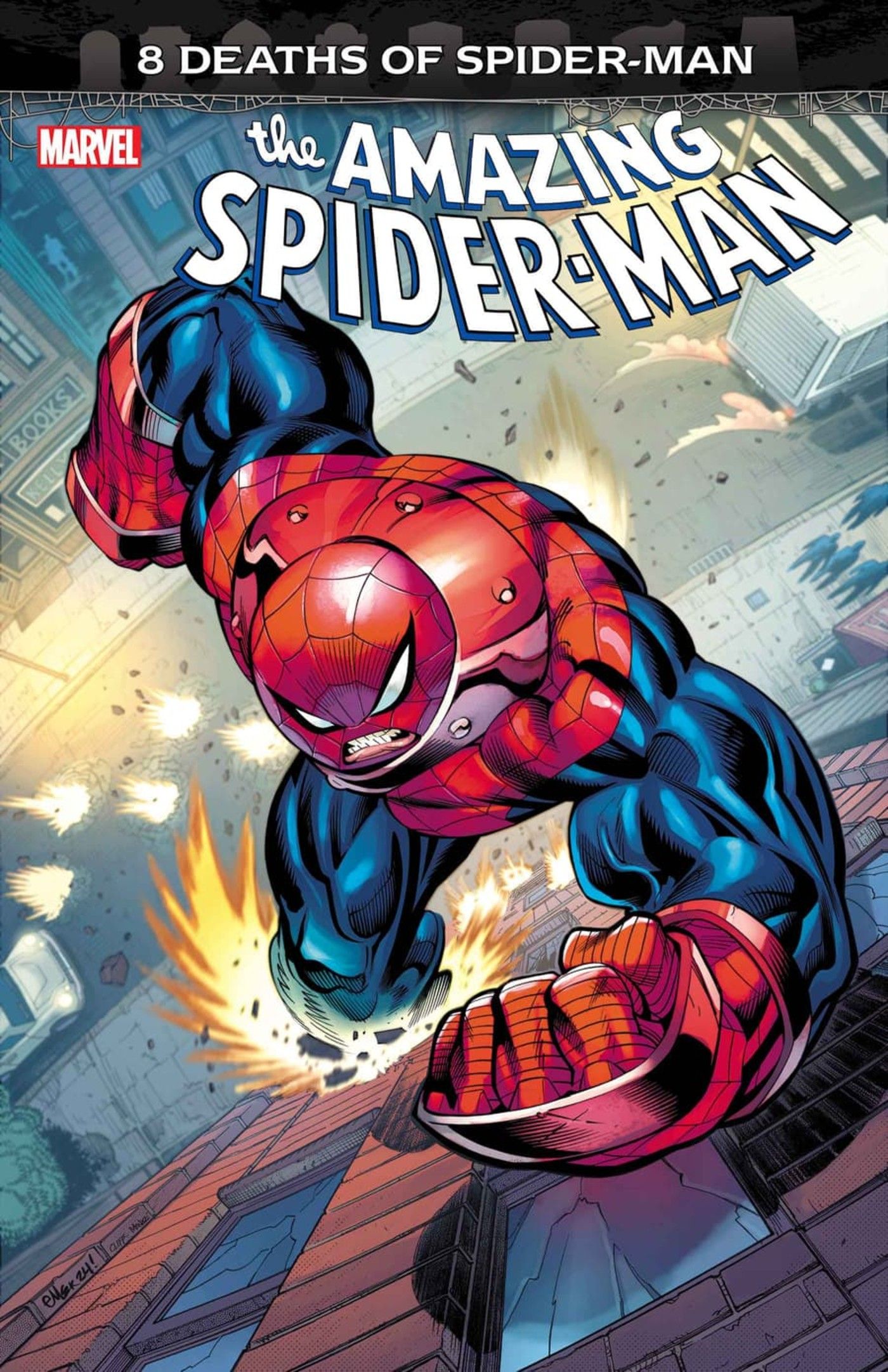 Spider-Man becomes the juggernaut