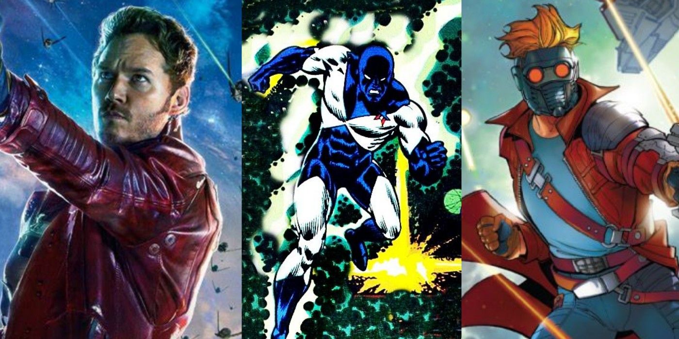 Star-lord from the MCU and comics border Vance Astro&rsquo;s Major Victory in the middle.