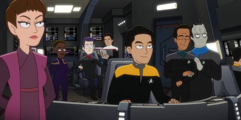 Star Trek Lower Decks season 5 finale Anaximander crew