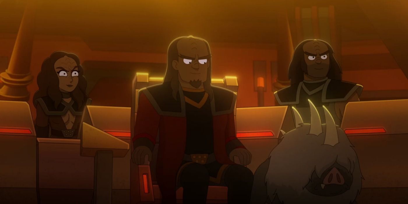 Star Trek Lower Decks season 5 finale Ma&rsquo;ah Klingon Captain