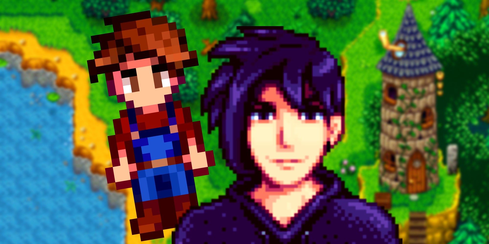 stardew-valley-sebastian-and-farmer Jogador de Stardew Valley se divorcia de Penny no pior momento possível