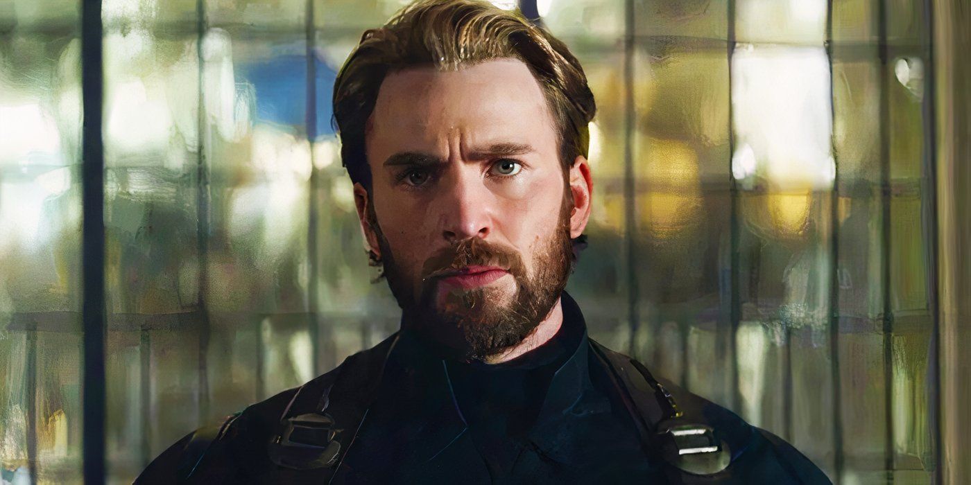 Capitão América, de Steve Rogers, encontrando Wanda e Visão em Vingadores: Guerra Infinita