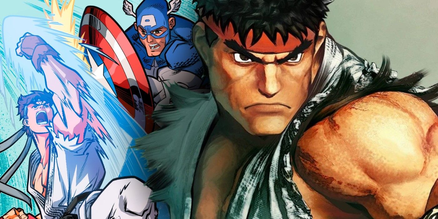 street fighter&rsquo;s ryu vs captain america
