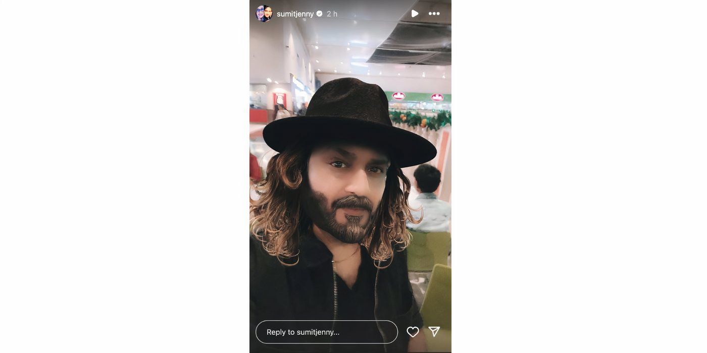 Sumit Singh in 90 Day Fiance on Instagram Story