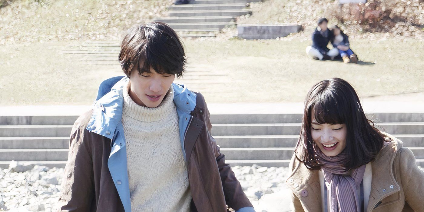 Takatoshi and Emi in My Tomorrow Your Yesterday