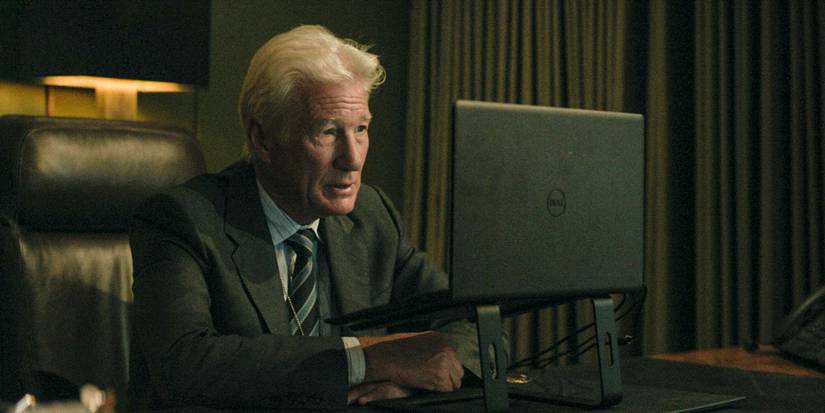 Richard Gere is in his office in The Agency season 1