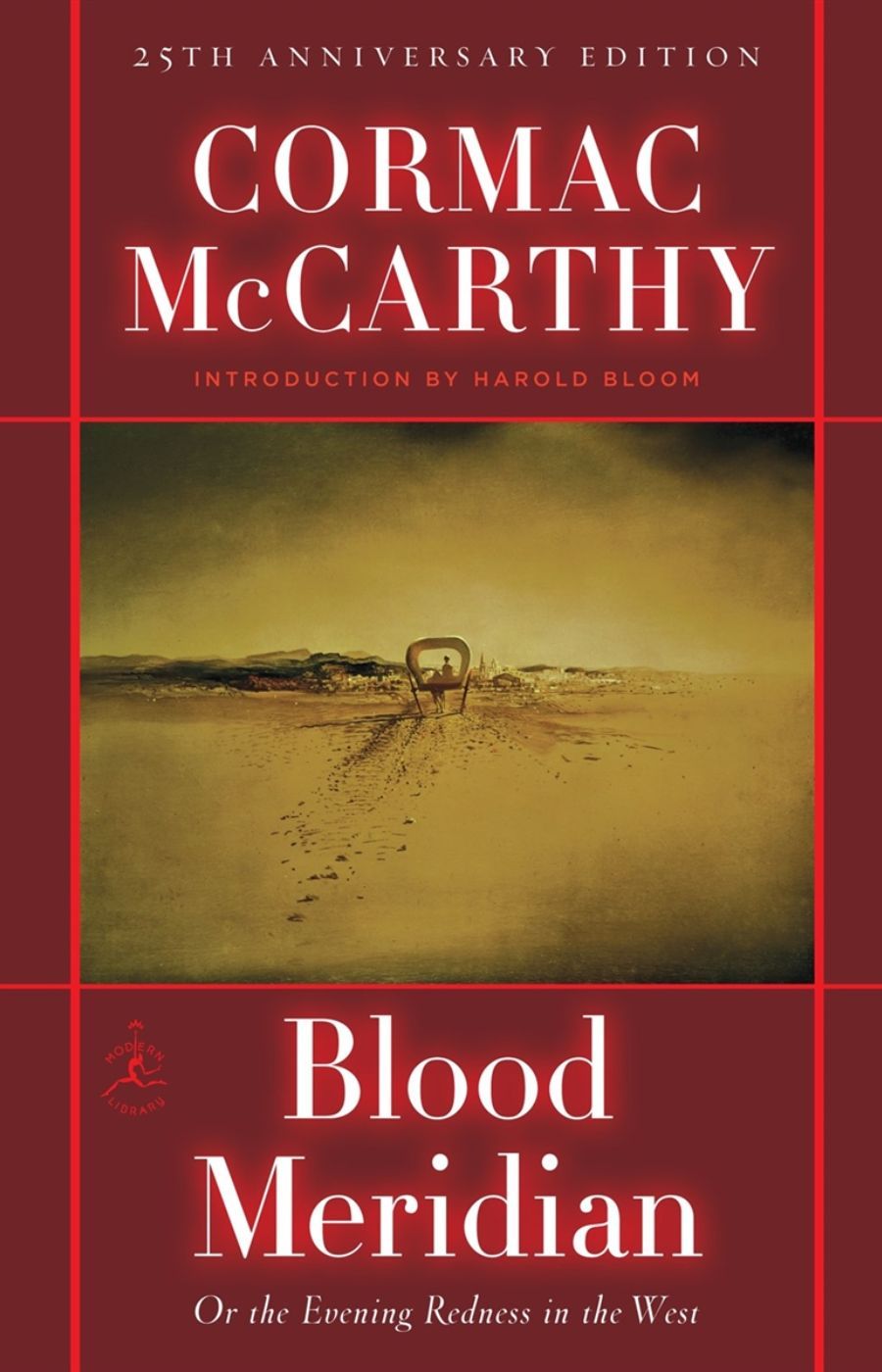 A capa de Blood Meridian de Cormac McCarthy.