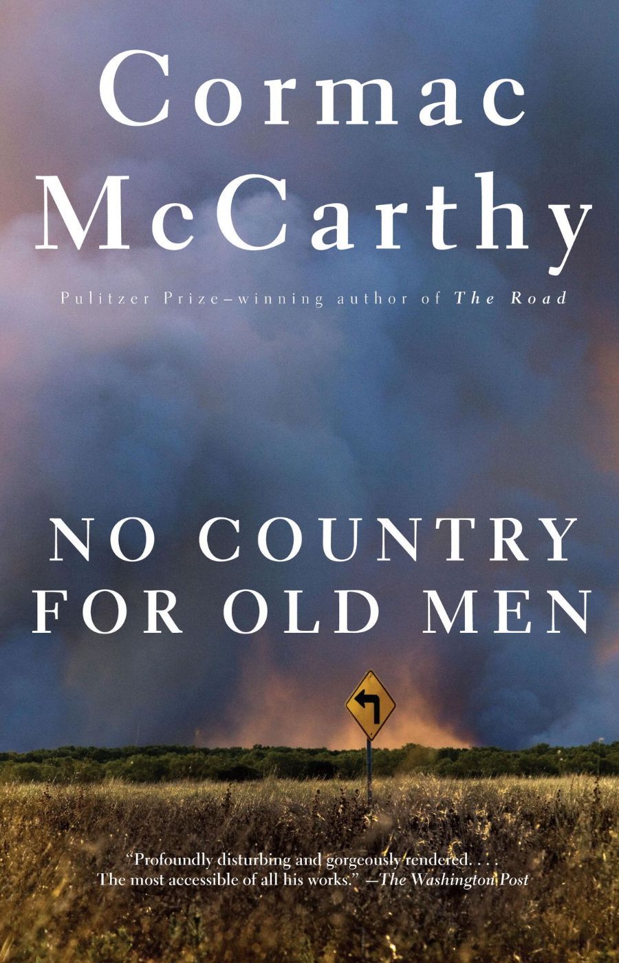 A capa de No Country For Old Men, de Cormac McCarthy.