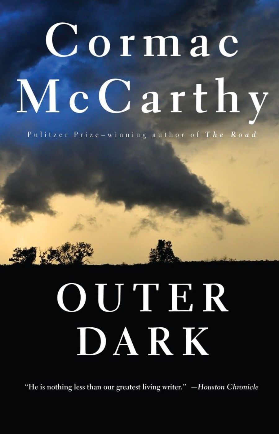 A capa de Outer Dark de Cormac McCarthy.