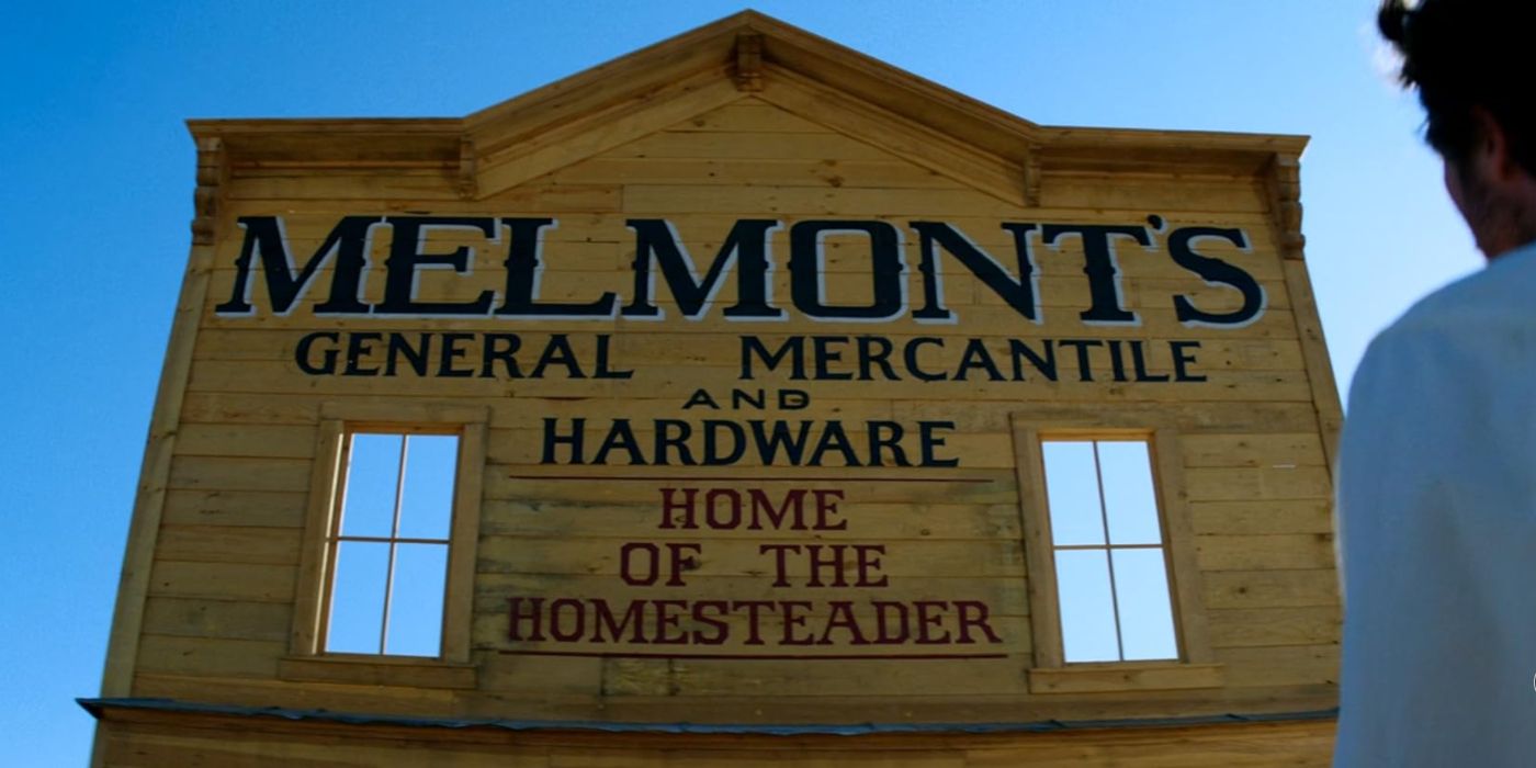 the english still of Melmont's storefront in the wild west