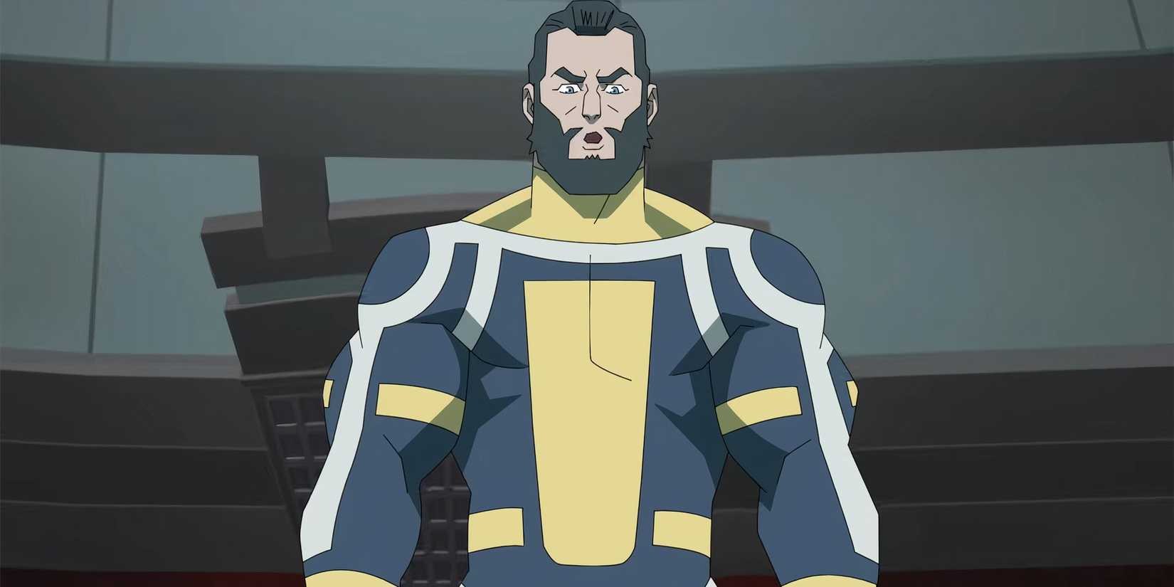 The Immortal looking intensely at someone in Invincible season 3