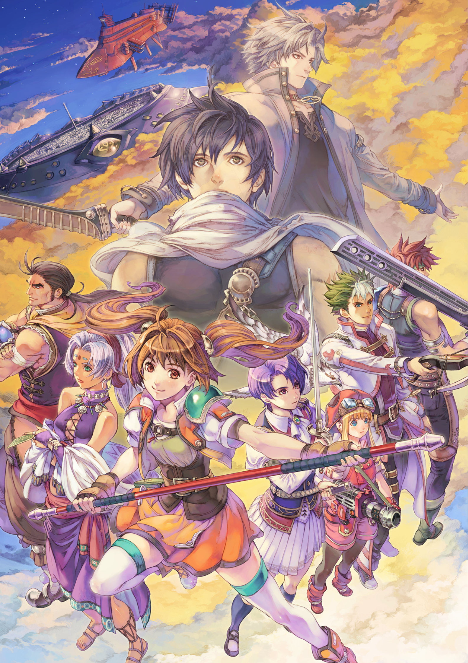 The Legend of Heroes Trails in the Sky (2004) official artbook scans