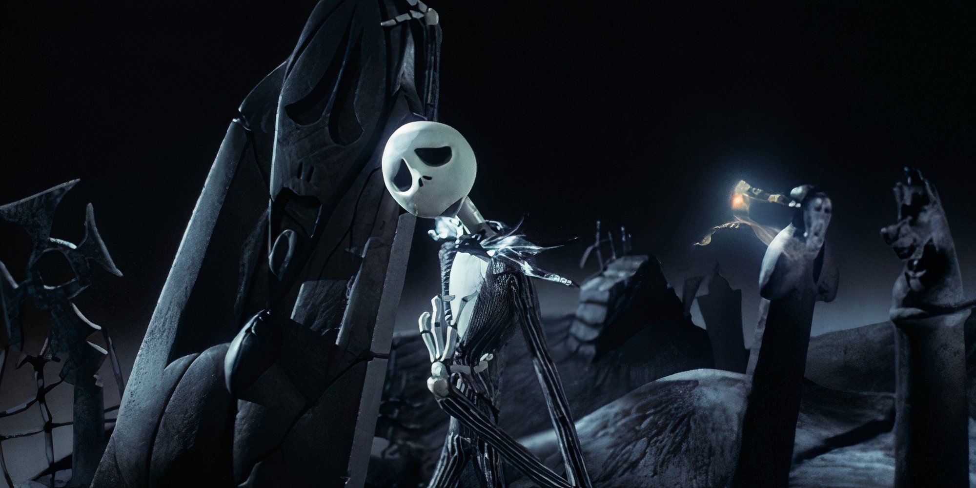 Jack Skellington in The Nightmare Before Christmas.