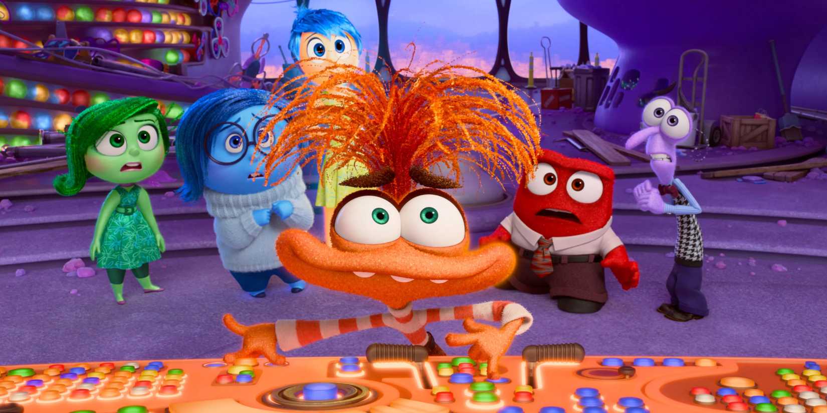 The other emotions watch Anxiety take control in Inside Out 2