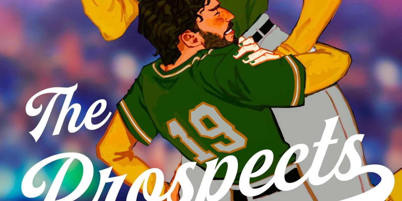 The Prospects cover featuring a man in a sports uniform picking up another man and smiling