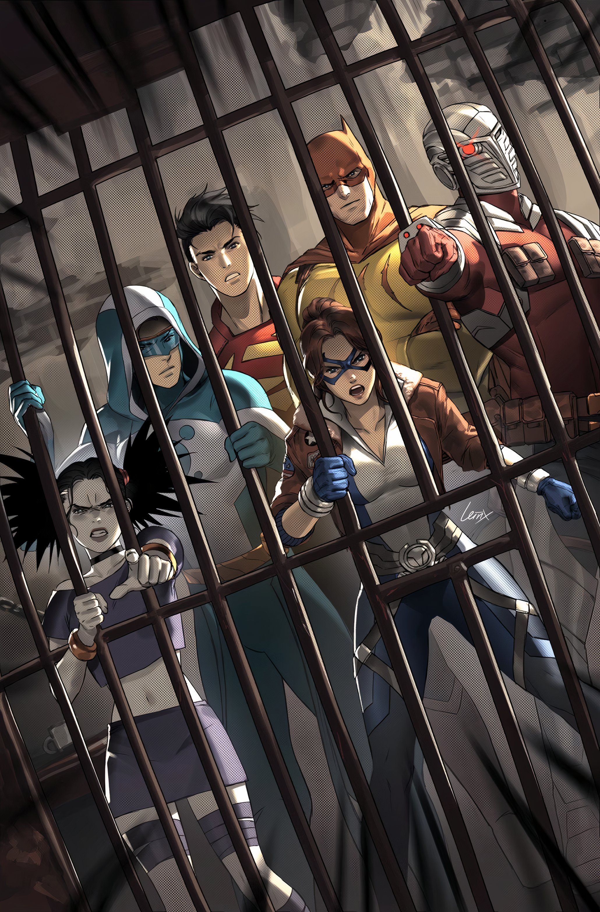 The Secret Six in Prison DC