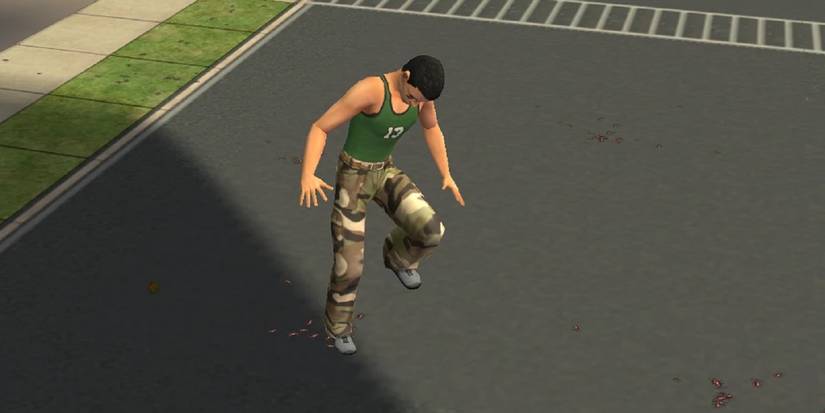 The Sims 2 Sim with Roaches