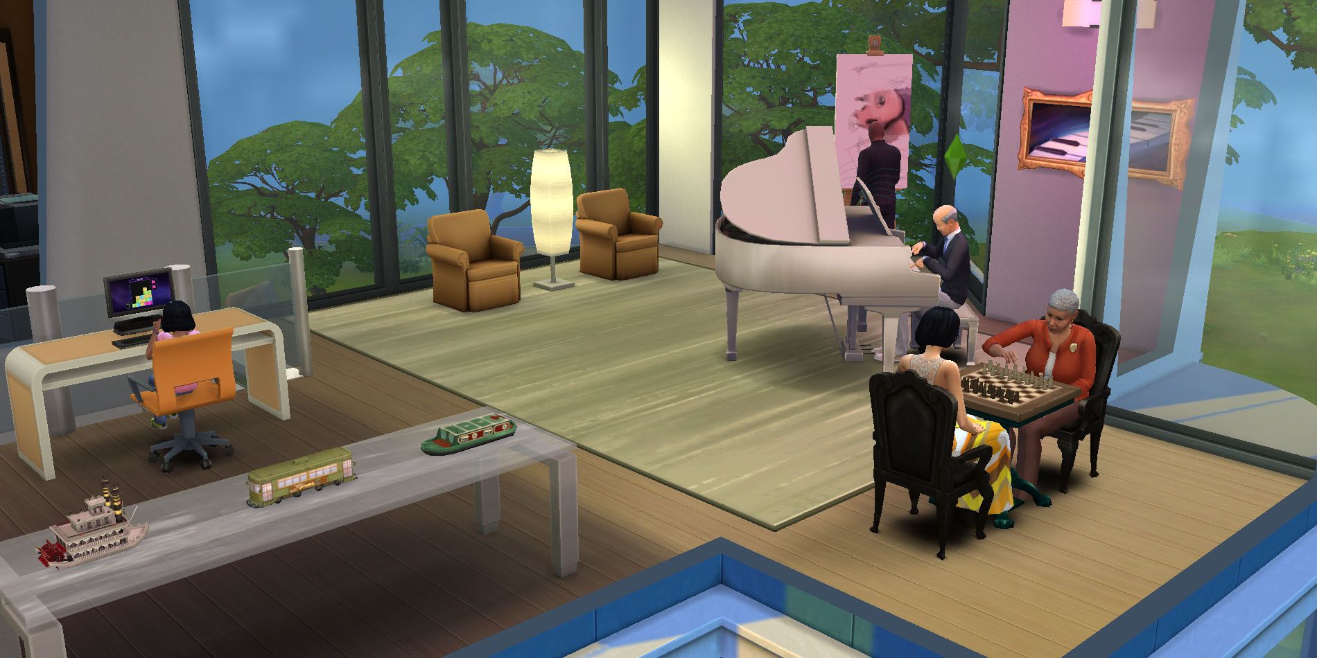 The Sims 4: 10 Best Occupied Homes To Socialize Your Way Into