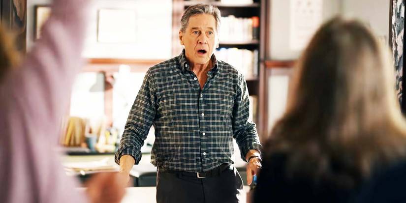 Tim Matheson as Doc Vernon Mullins in Virgin River season 6 with shocked expression
