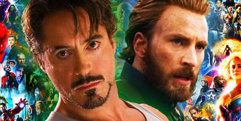 Tony Stark and Steve Rogers in the MCU