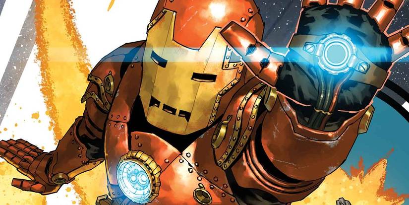 tony stark's improvised iron man armor