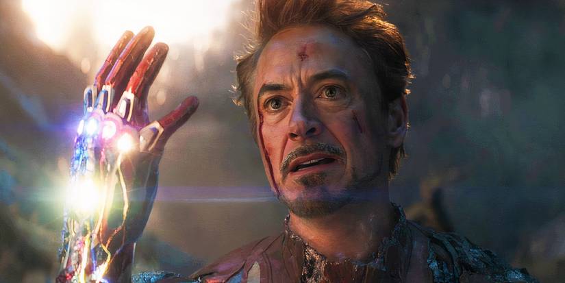 Tony Stark saying I am Iron Man in Avengers Endgame