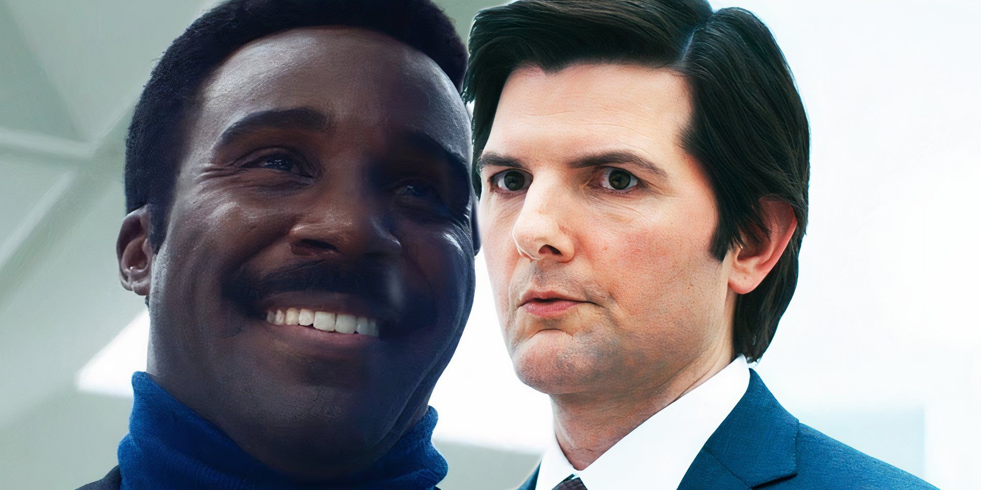 Tramell Tillman como Seth ao lado de Adam Scott como Mark em Severance