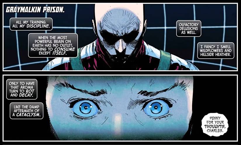 Uncanny X-Men #3; Charles Xavier trapped in Graymalkin prison