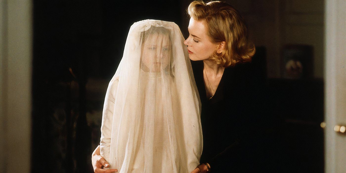 Nicole Kidman's character and her daughter in The Others