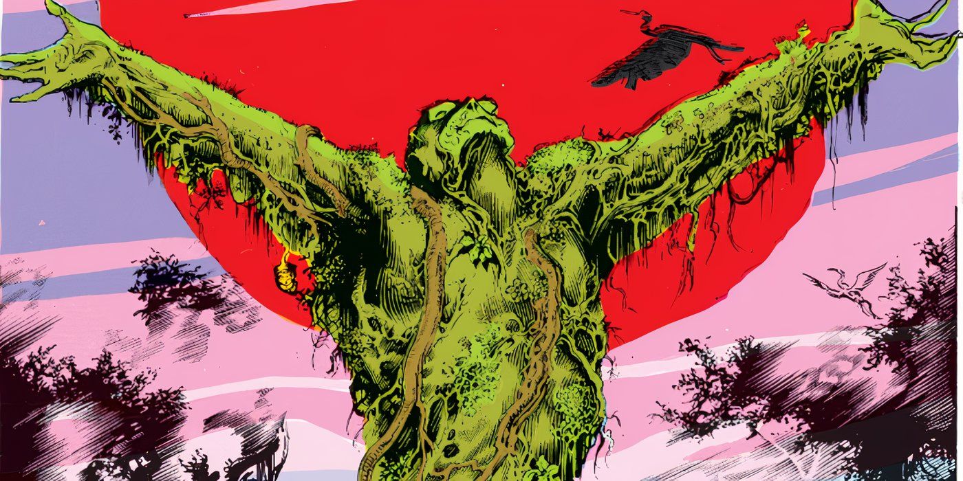  Swamp Thing Stands Under a Red Sun