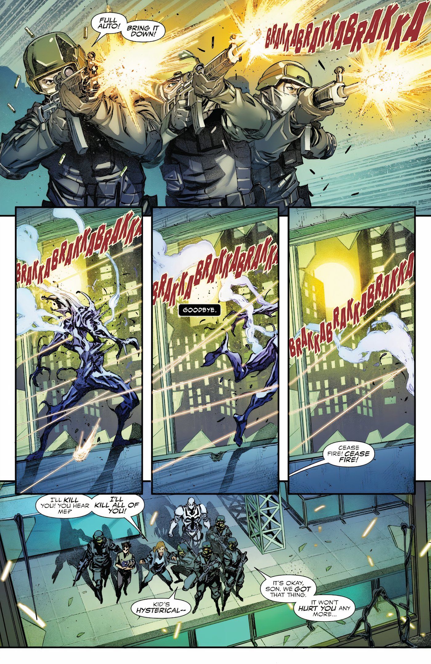 Venom War #5 venom leaving dylan