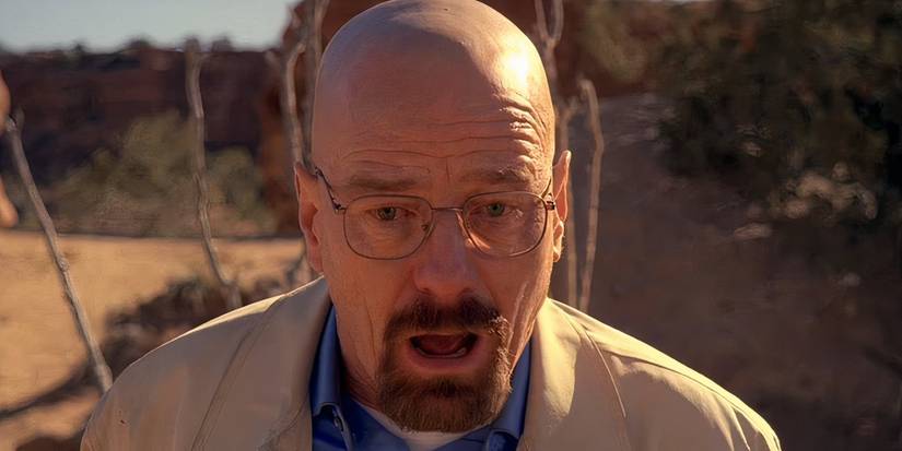 Walter White looking shocked in Breaking Bad