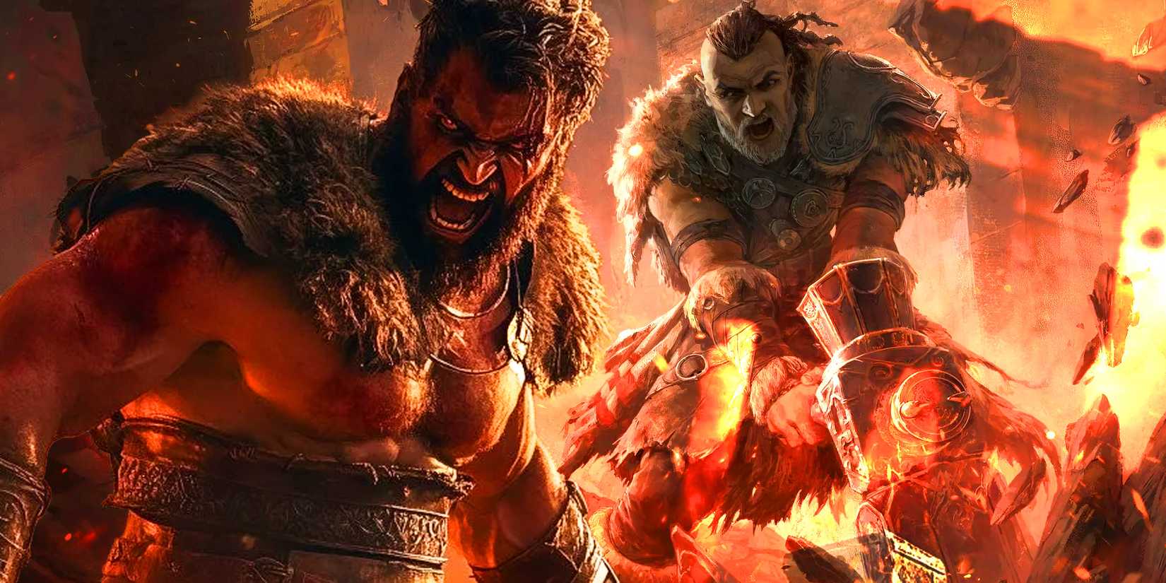 Warrior characters from Path of Exile 2