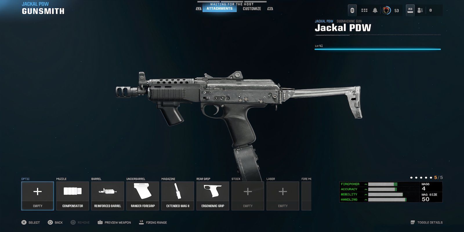 Warzone Ranked Play Jackal PDW loadout attachments