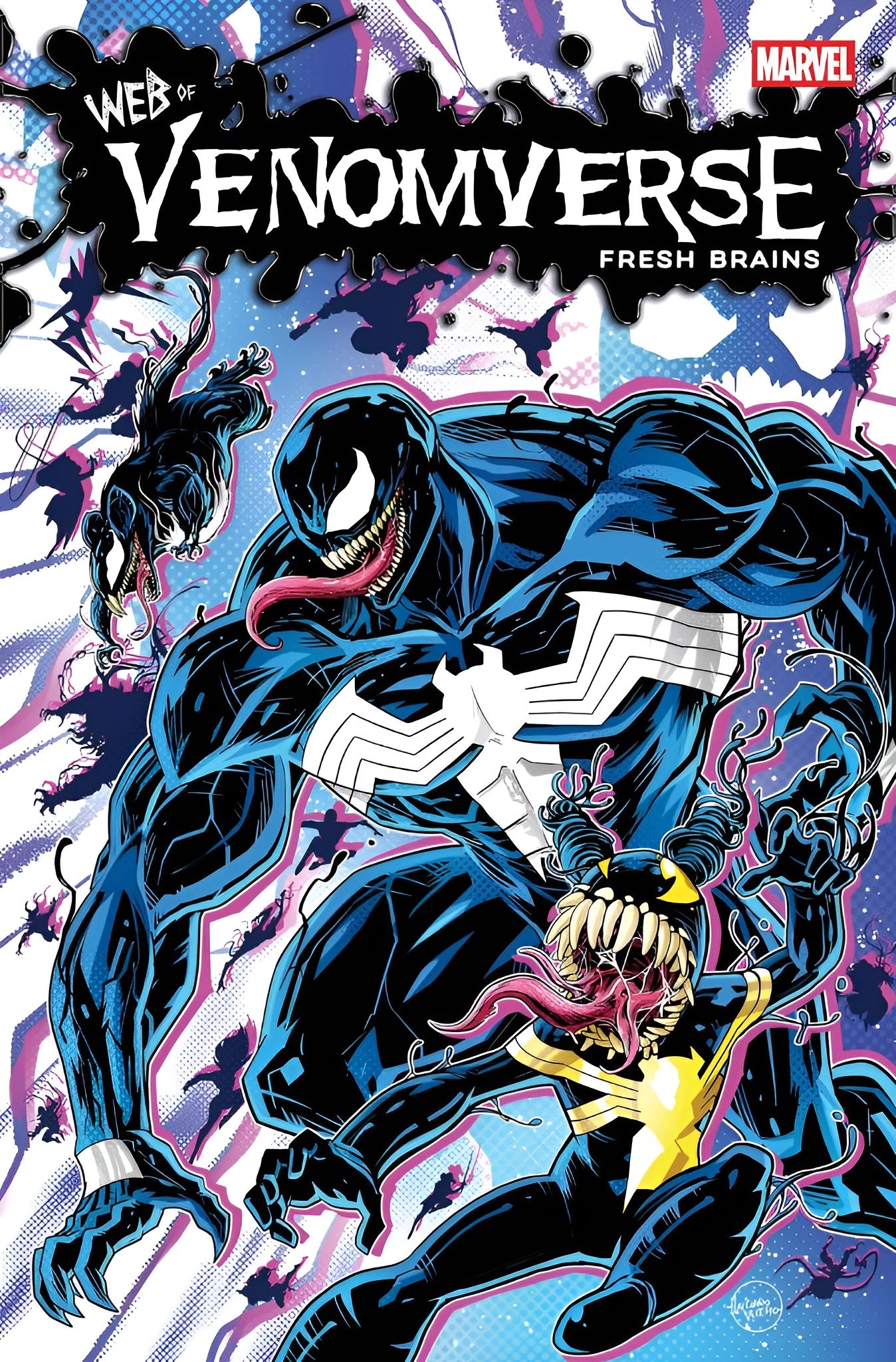 Lethal Defender Venom, Venomaus y Katie Power saltan a través del Venomverse.