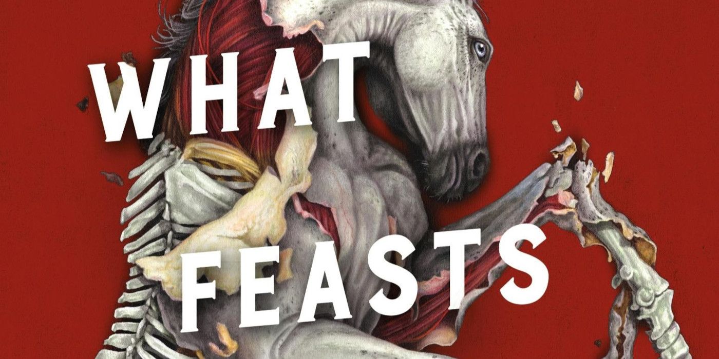 What Feasts at Night cover featuring a dissected horse