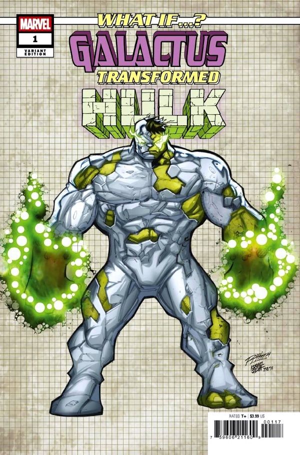 what if galactus transformed hulk preview of Ron Lim&rsquo;s variant cover