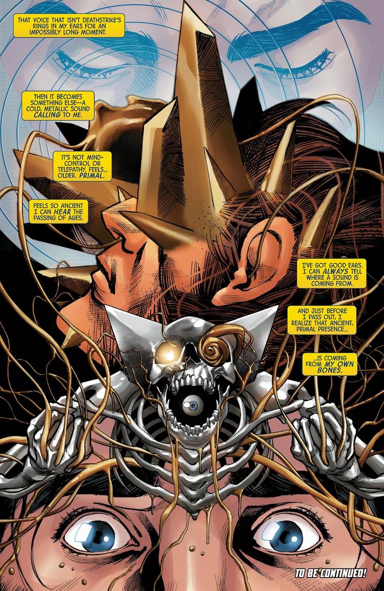 Wolverine #4 gold adamantine page 2