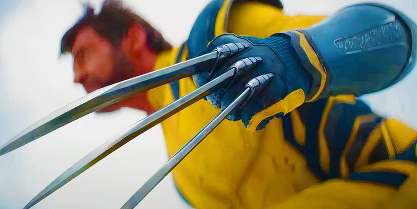 Wolverine getting out his claws in Deadpool & Wolverine