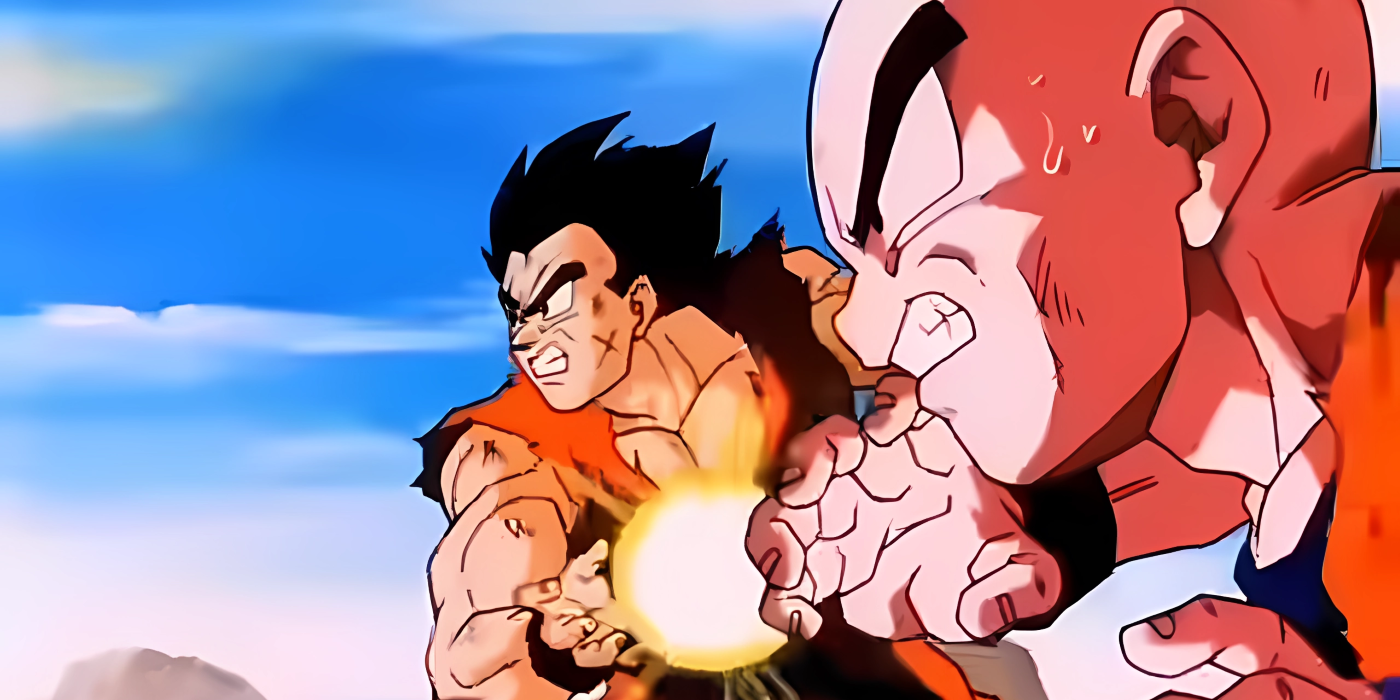 Yamcha and Krillin join the forces to weaken the cell.