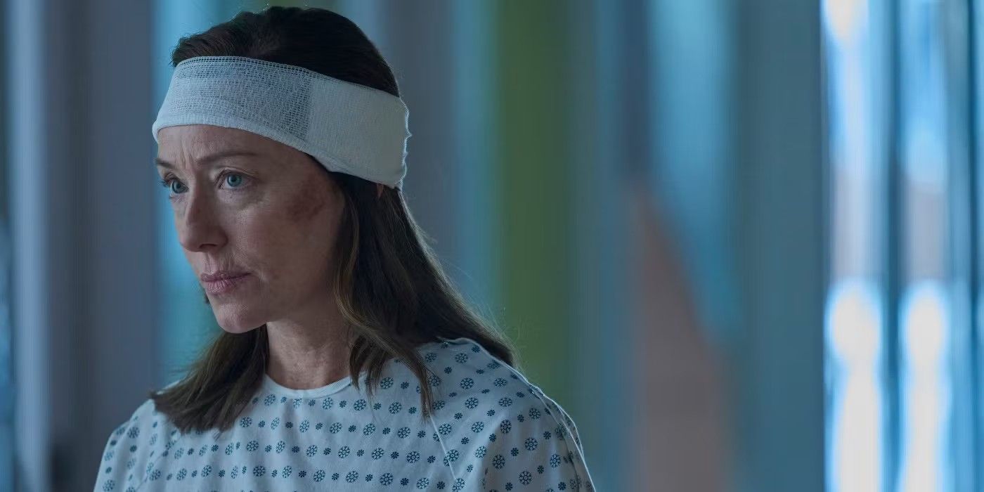 Molly Parker looking bruised in Doc