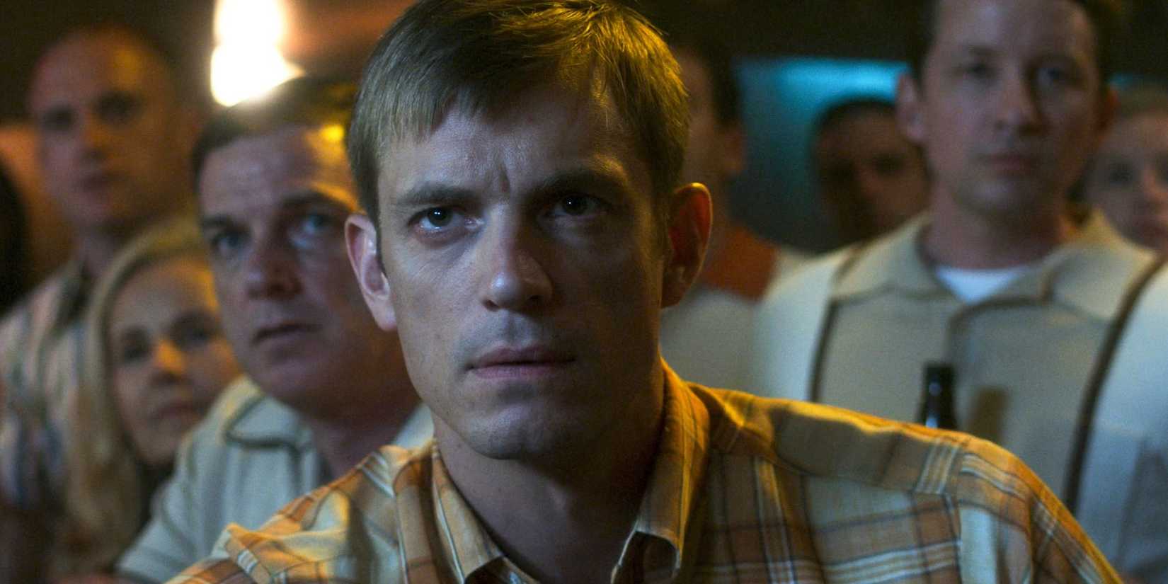Joel Kinnaman looking serious as Ed Baldwin in For All Mankind