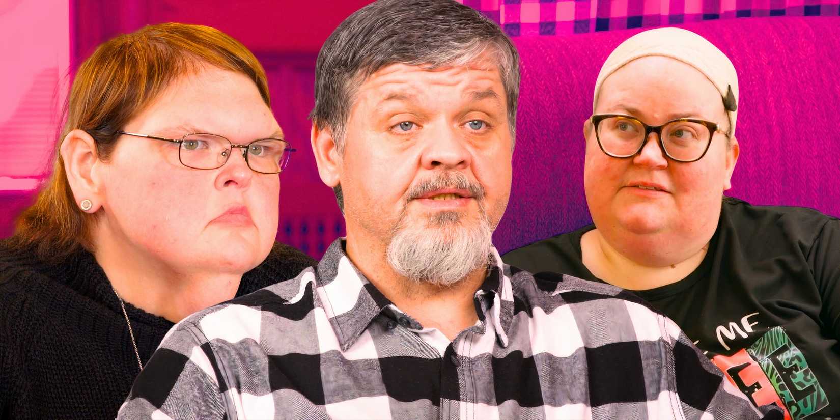 image of Tammy Slaton and Chris and Brittany Combs from 1000-lb sisters looking serious